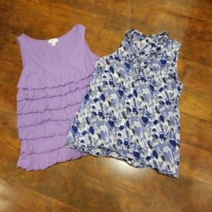 Loft Sleeveless tops 2 for 1